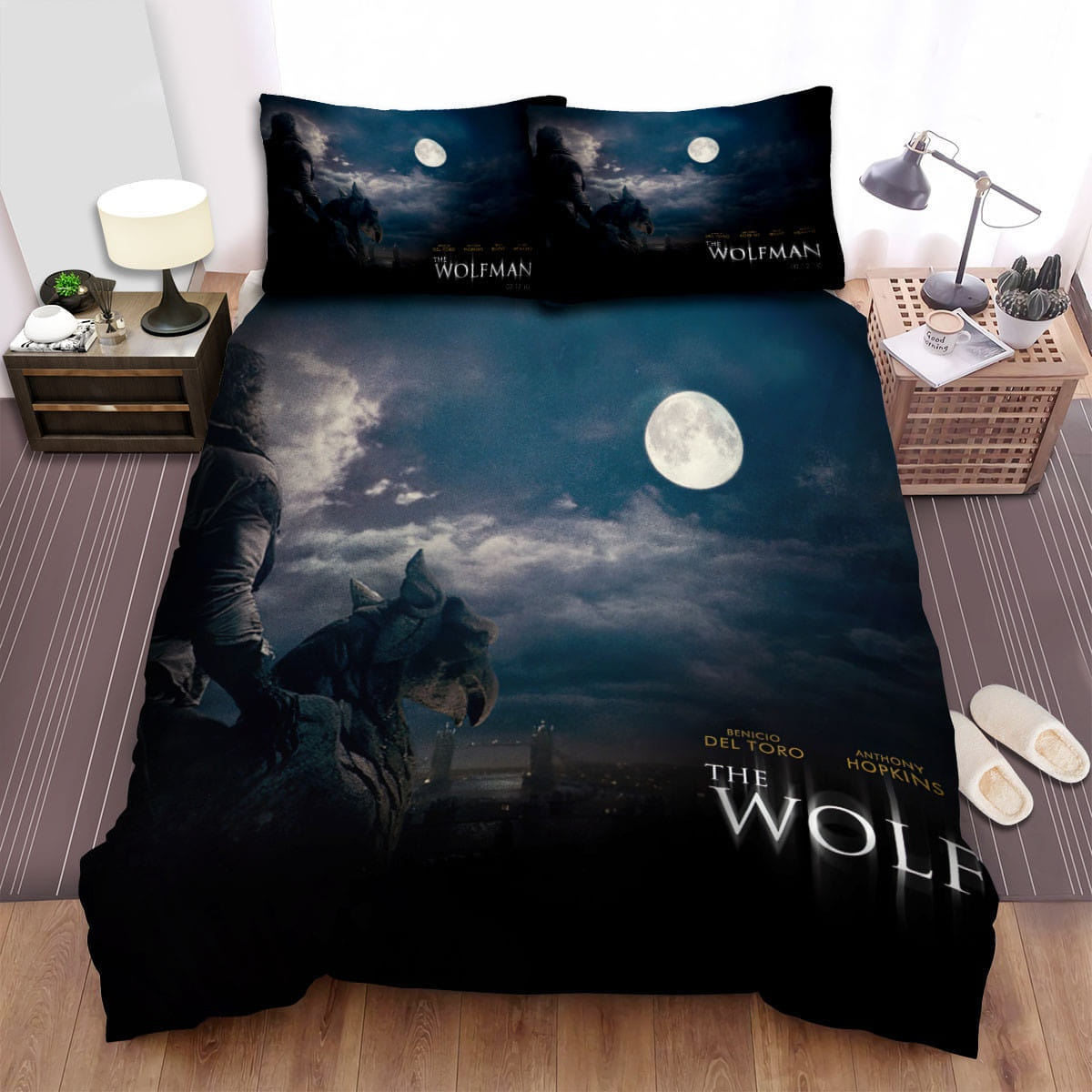 The Wolfman Moon 2 Bedding Set Duvet Cover Gift For Christmas Birthday Thanksgiving