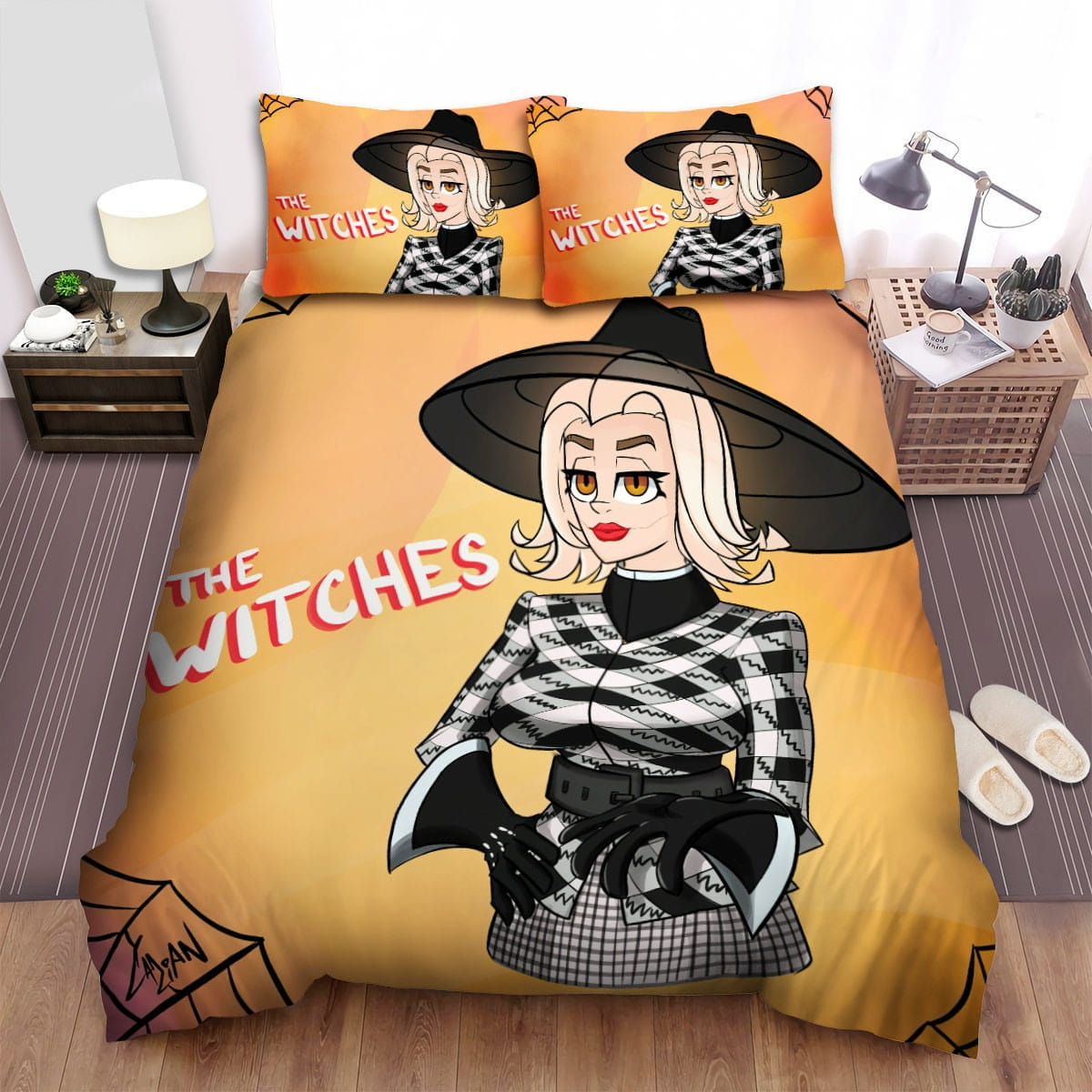 The Witches Web Bedding Sets Duvet Cover Flatsheet Gift For Christmas Thanksgiving Halloween