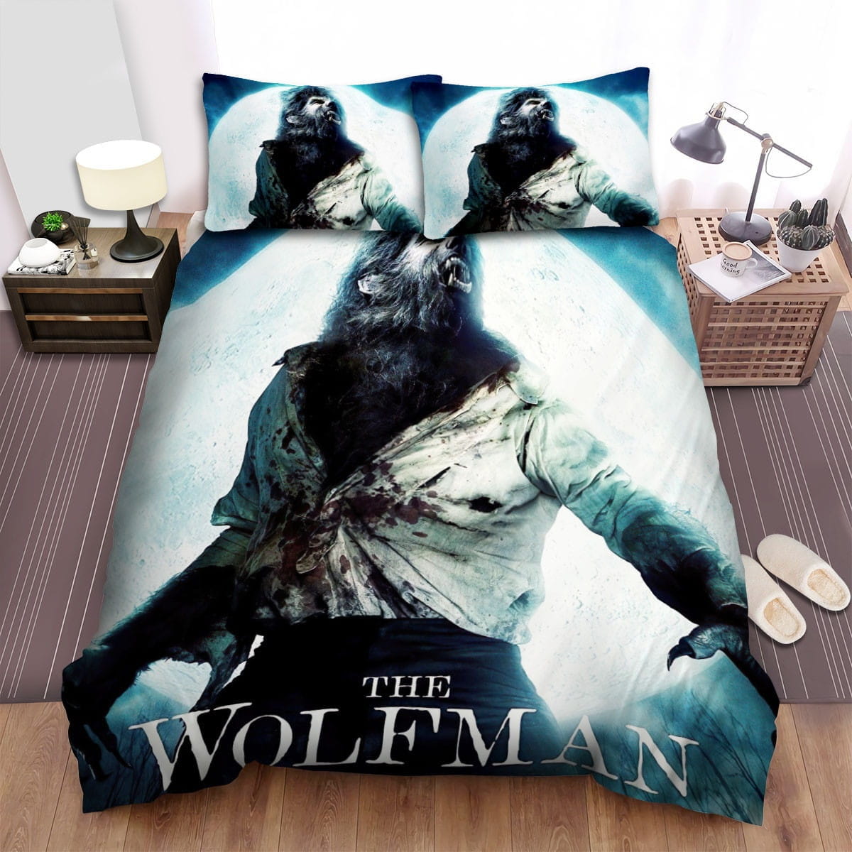 The Wolfman Moon Bedding Sets Duvet Cover Flatsheet Pillowcases Perfect Gift For Fans