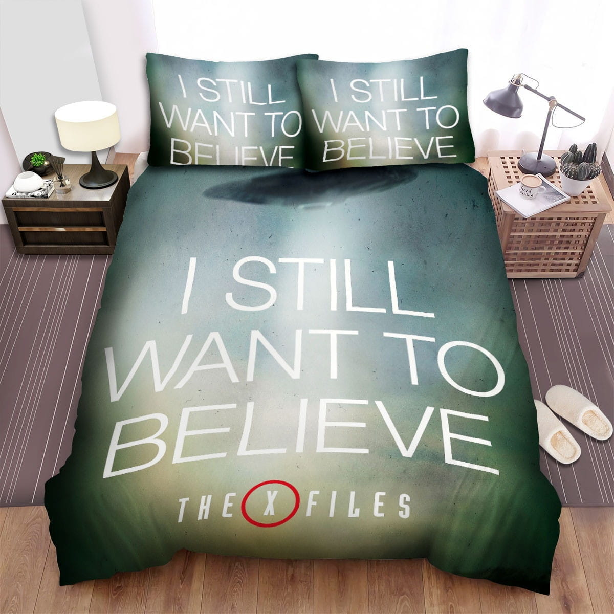 The X Files Ufo Decorative Bedding Sets with Duvet Cover Flatsheet Pillowcases
