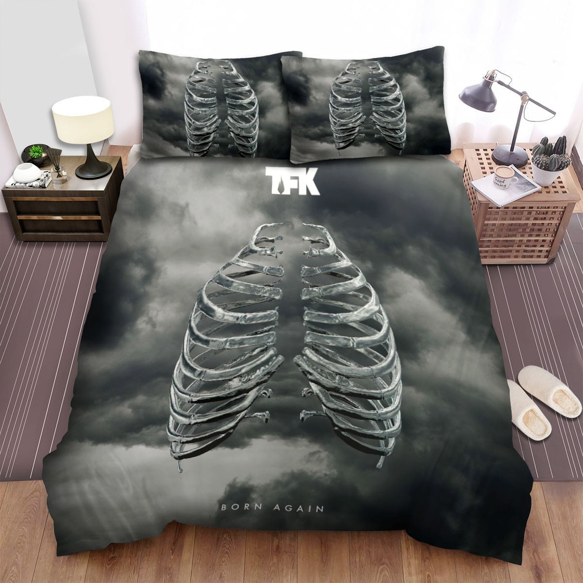 Thousand Foot Krutch Bones Bedding Set Duvet Cover Gift For Christmas Birthday Thanksgiving