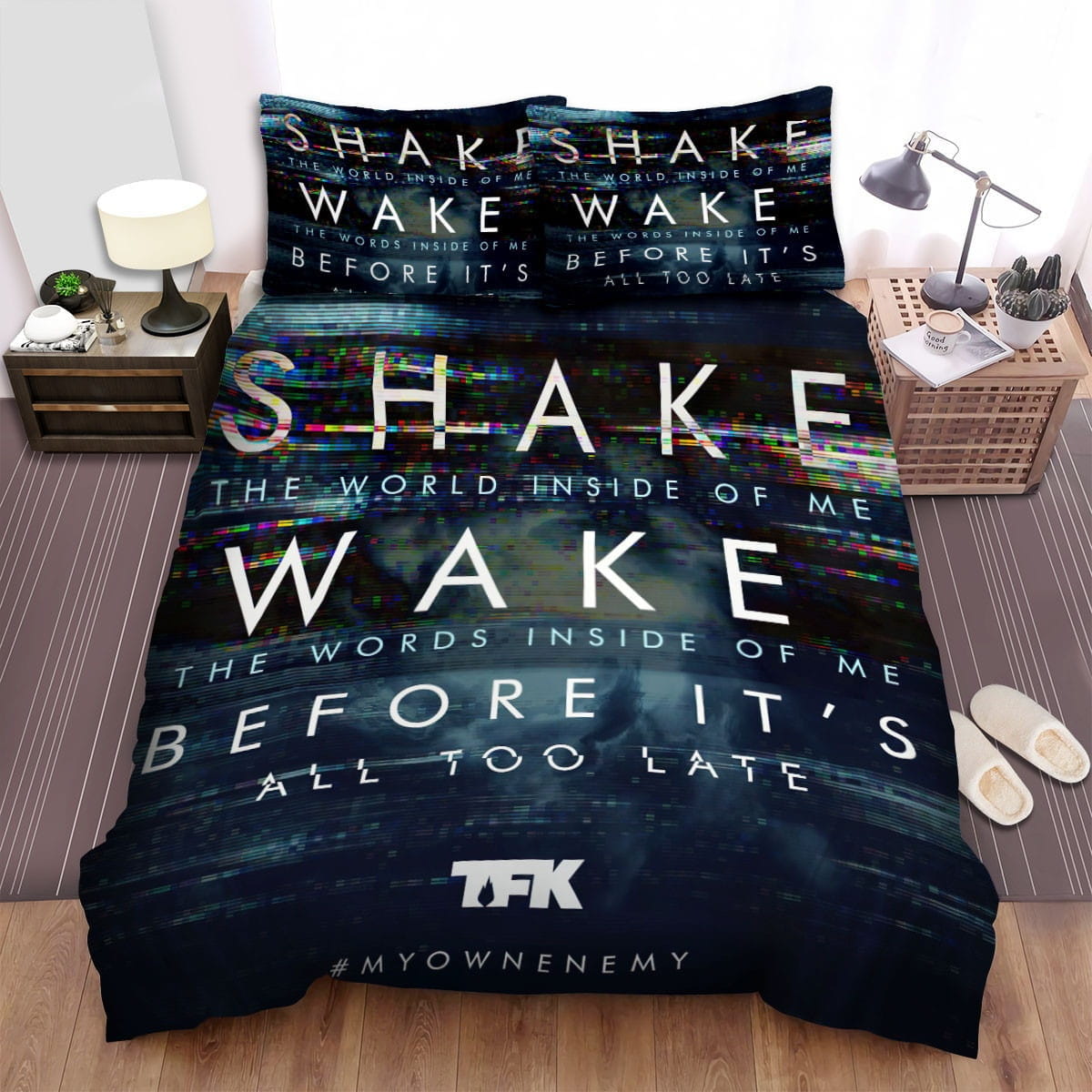 Thousand Foot Krutch Shake Decorative Bedding Sets with Duvet Cover Flatsheet Pillowcases