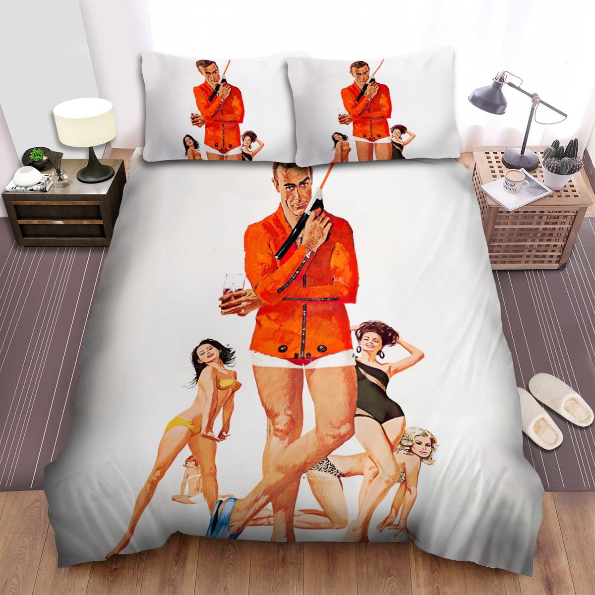 Thunderball Movie Art 1 Bedding Sets Duvet Cover Flatsheet Pillowcase
