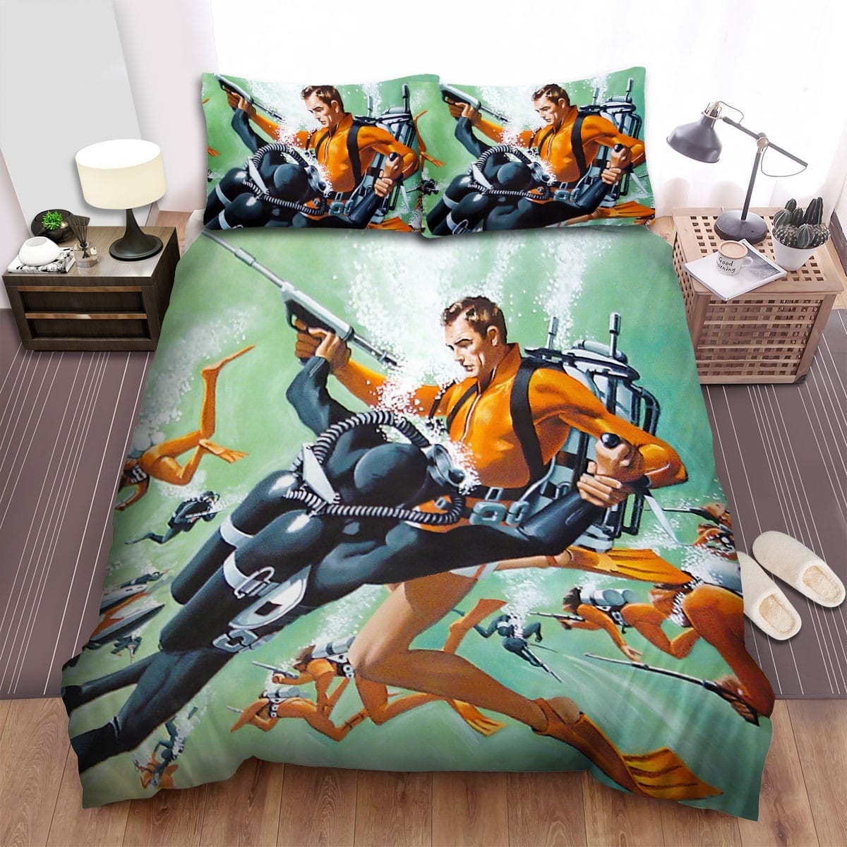 Thunderball Movie Art 3 Bedding Sets Duvet Cover Flatsheet Gift For Wife Husband Besties