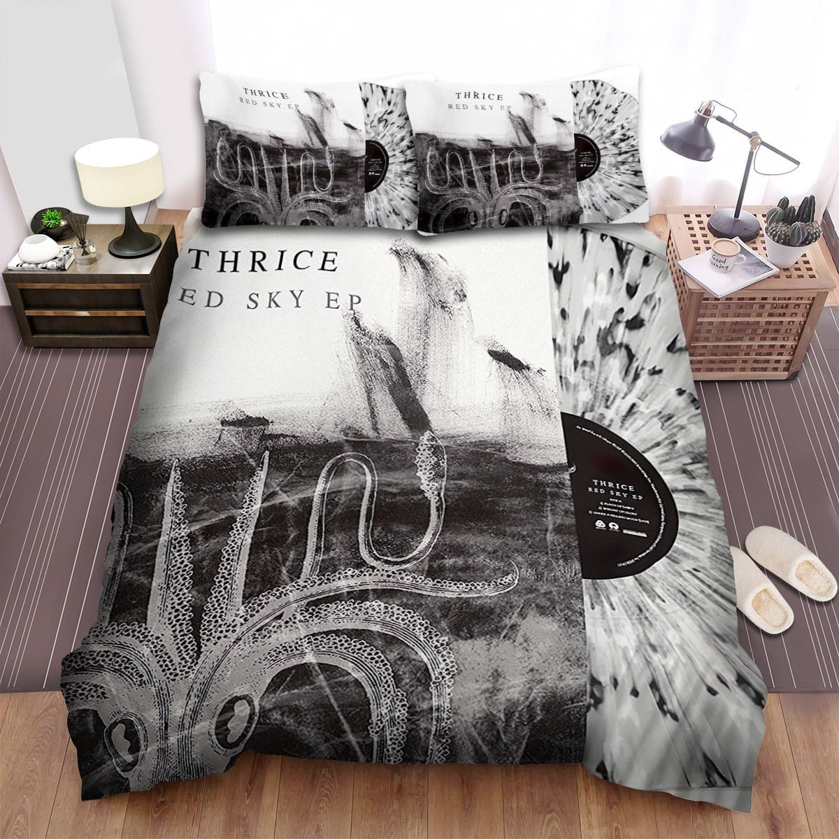 Thrice Band Red Sky Bedding Sets Duvet Cover Flatsheet Gift For Christmas Thanksgiving Halloween