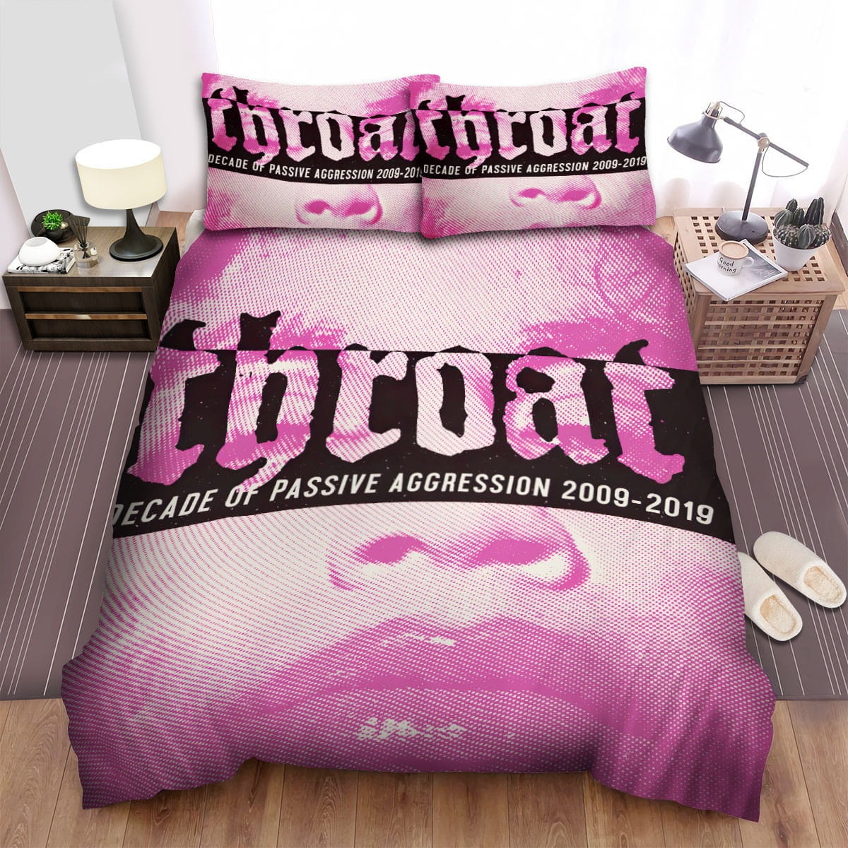 Throat Band Album Cover Bedding Sets Duvet Cover Flatsheet Gift For Christmas Thanksgiving Halloween