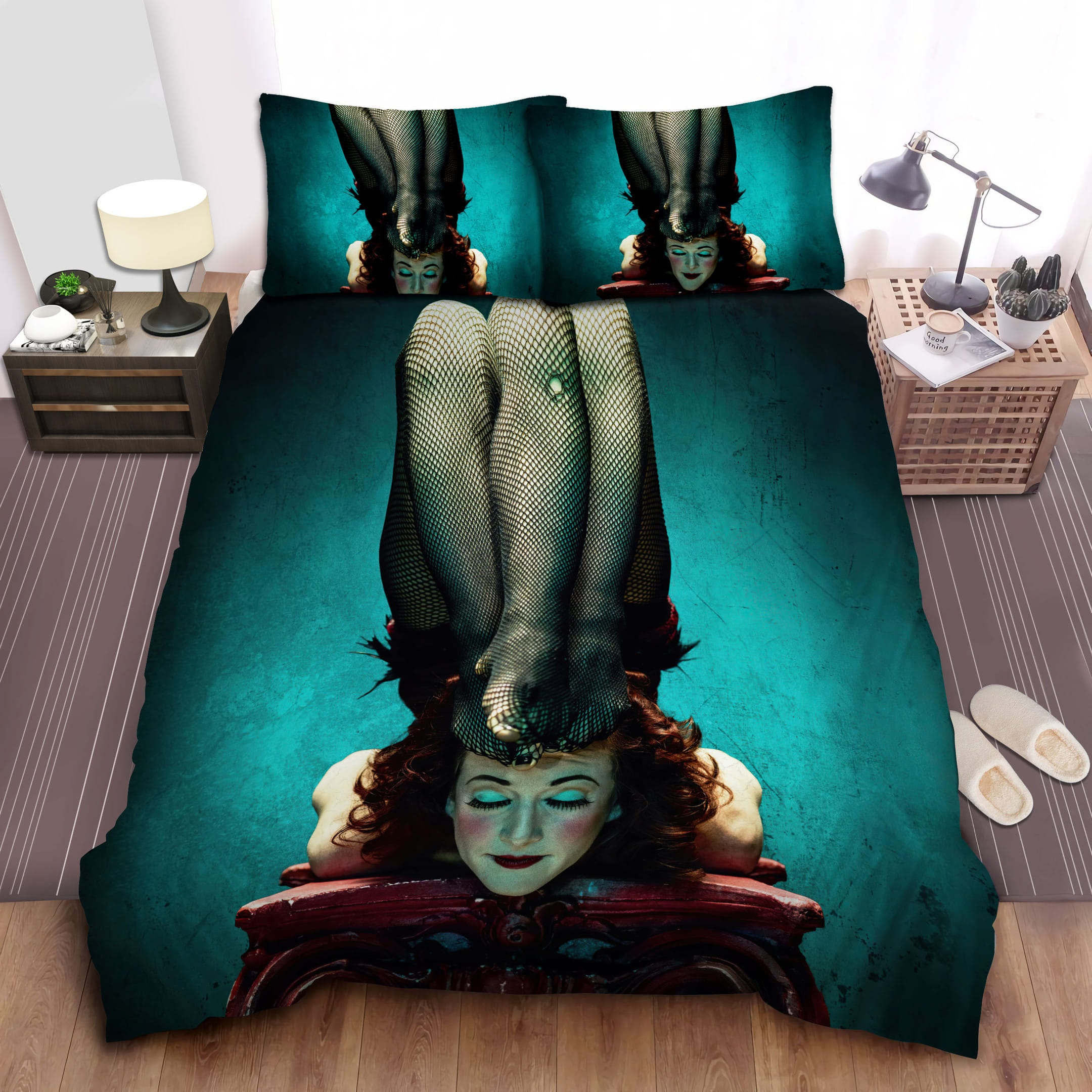 Three Legs Lady Bedding Sets Duvet Cover Flatsheet Pillowcases For Every Bedroom
