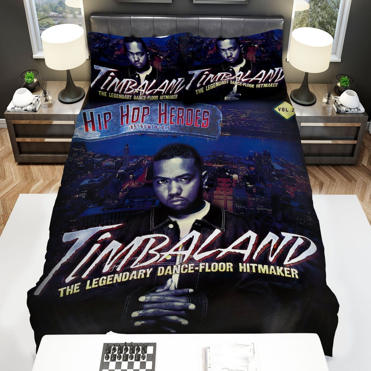 Timbaland Hip Hop Heroes Bedding Sets Duvet Cover Flatsheet Gift For Christmas Thanksgiving Halloween