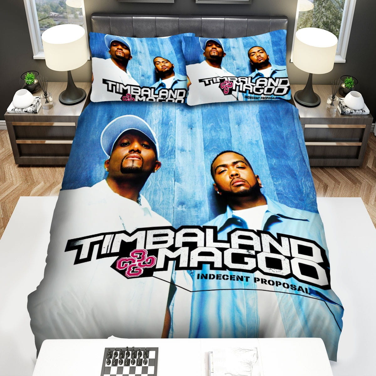 Timbaland & Magoo Bedding Set Duvet Cover Gift For Christmas Birthday Thanksgiving