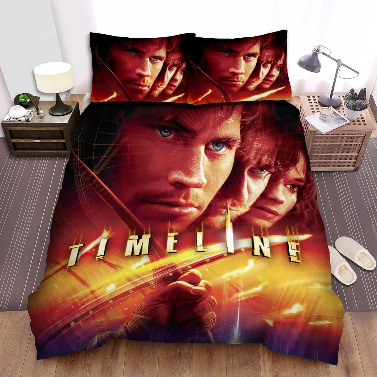 Timeline Movie Poster 4 Bedding Set Duvet Cover Gift For Christmas Birthday Thanksgiving