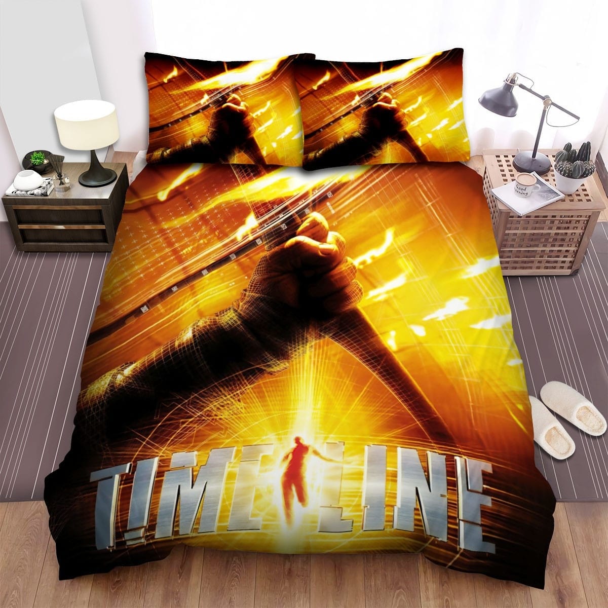 Timeline Movie Poster 2 Bedding Sets Duvet Cover Flatsheet Pillowcases Perfect Gift For Fans