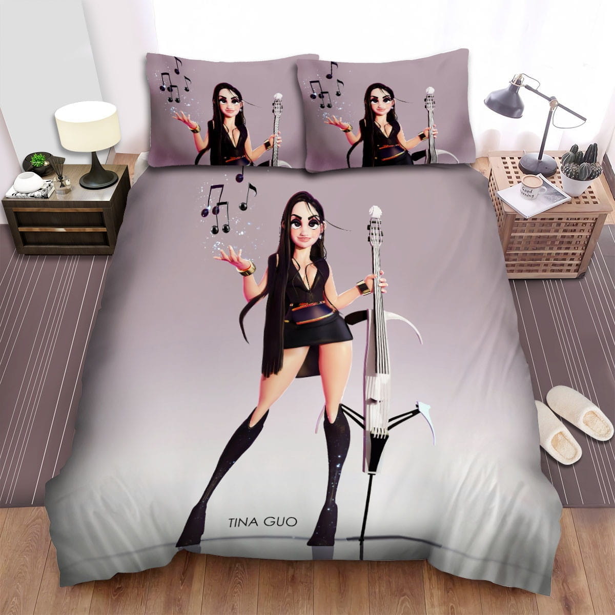 Tina Guo Digital Art Decorative Bedding Sets with Duvet Cover Flatsheet Pillowcases