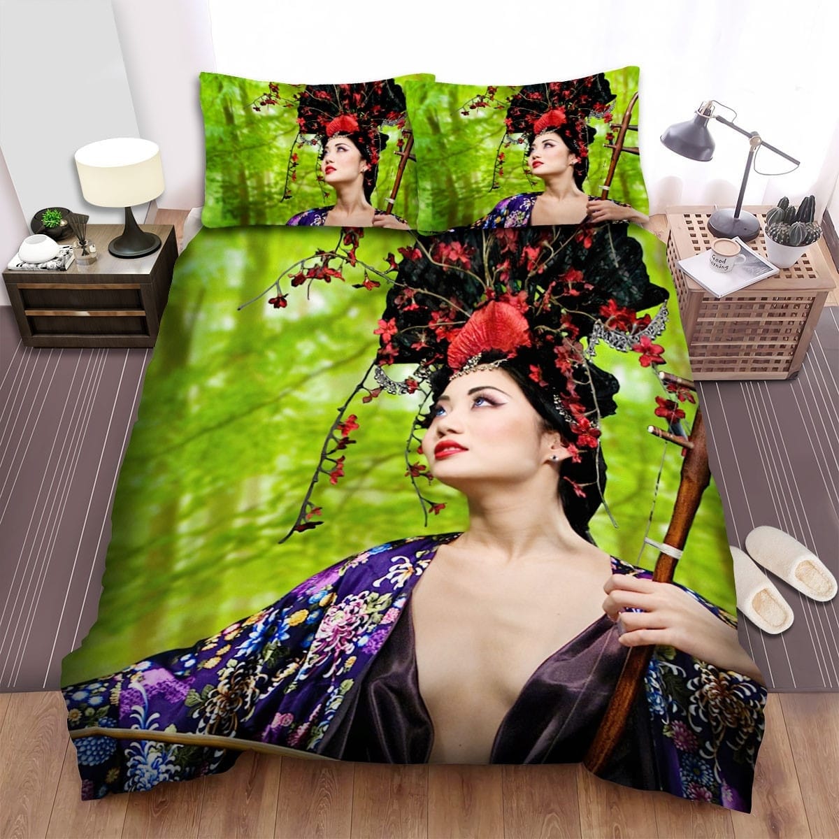Tina Guo Ancient Bedding Set Duvet Cover Gift For Christmas Birthday Thanksgiving