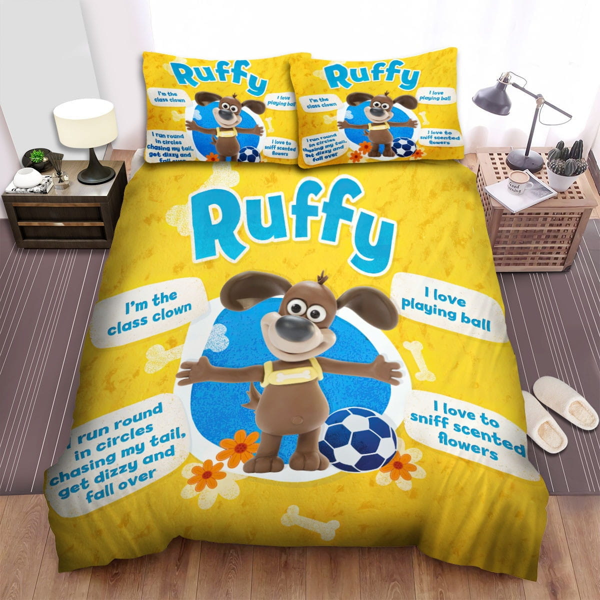 Timmy Time Meet Ruffy Bedding Sets Duvet Cover Flatsheet Gift For Wife Husband Besties