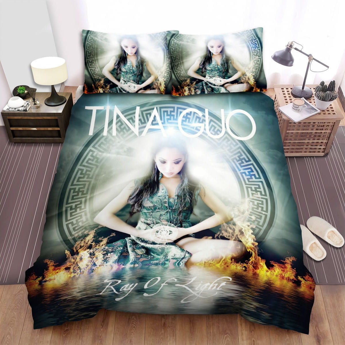 Tina Guo Ray Of Light Decorative Bedding Sets with Duvet Cover Flatsheet Pillowcases