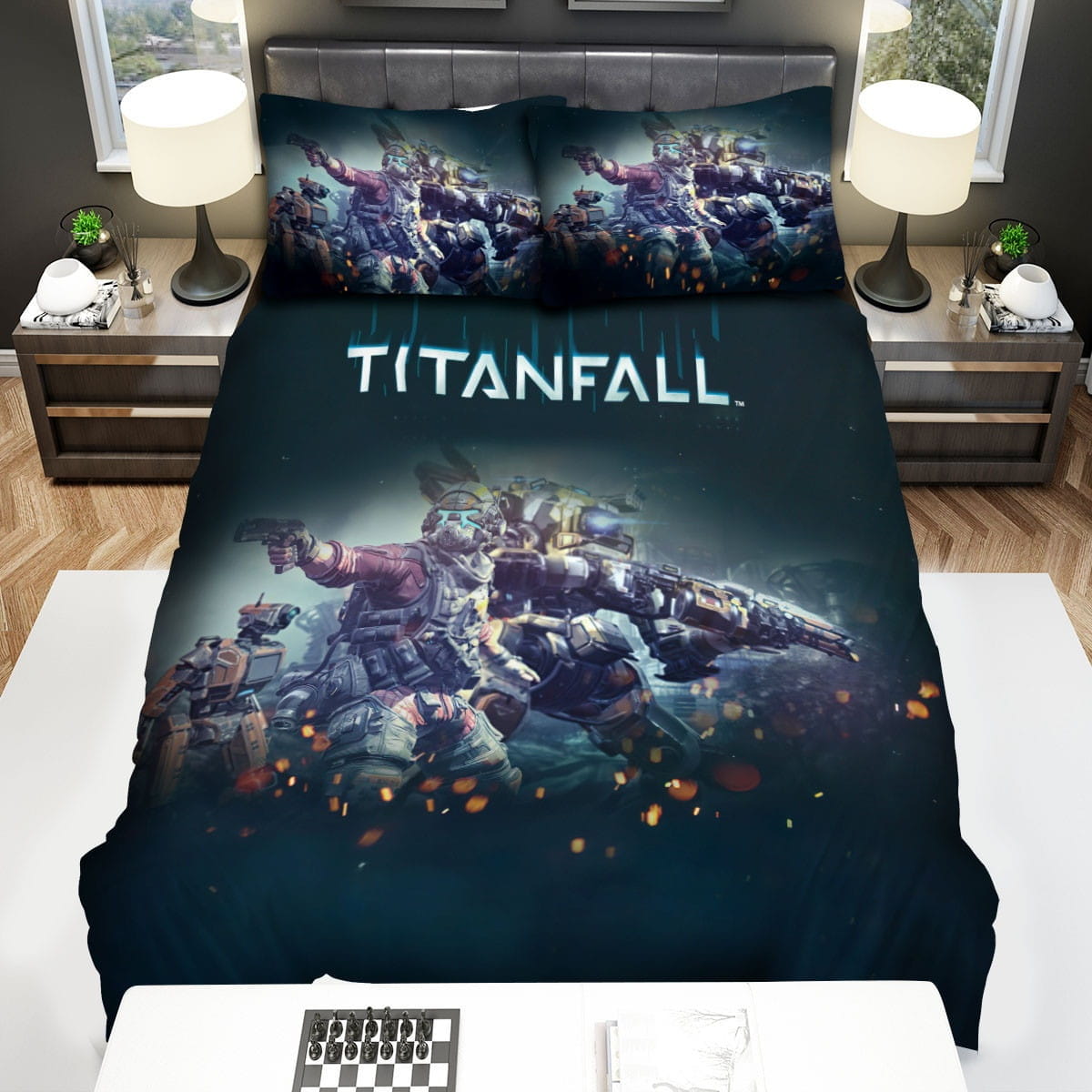 Titanfall In Battle Decorative Bedding Sets with Duvet Cover Flatsheet Pillowcases
