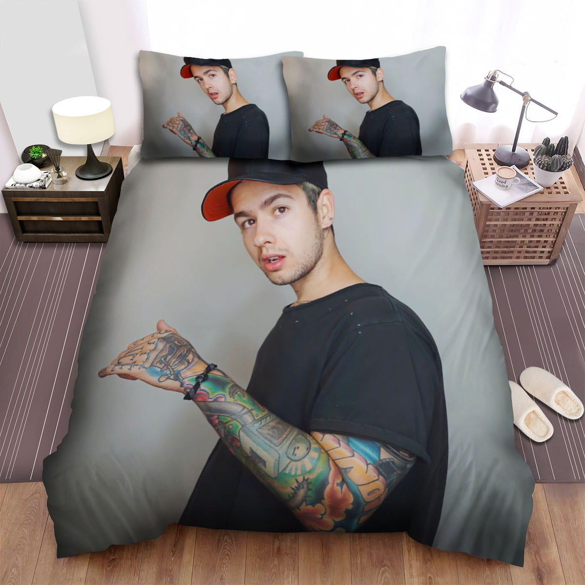 T Mills Baseball Cap Bedding Sets Duvet Cover Flatsheet Pillowcases For Every Bedroom
