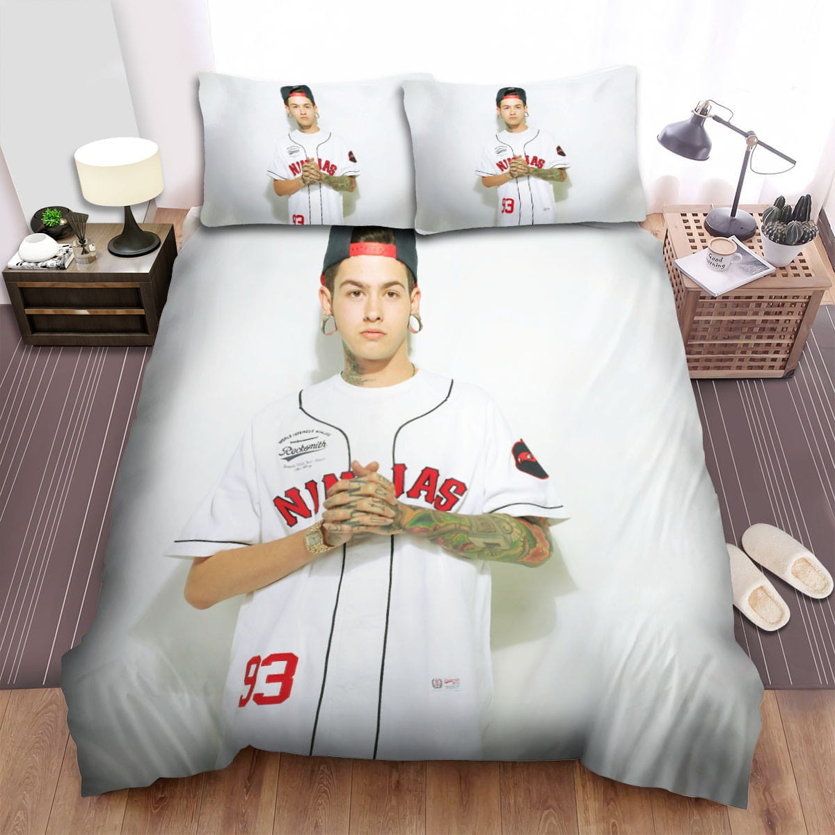 T Mills Big Earings Decorative Bedding Sets with Duvet Cover Flatsheet Pillowcases