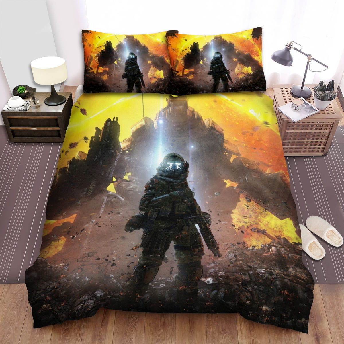 Titanfall Militia Pilot Bedding Sets Duvet Cover Flatsheet Pillowcases For Every Bedroom
