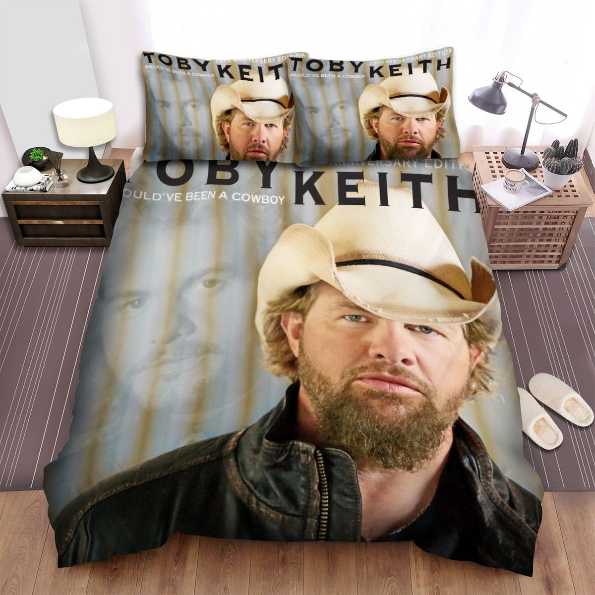 Toby Keith Bedding Sets Duvet Cover Flatsheet Gift For Wife Husband Besties