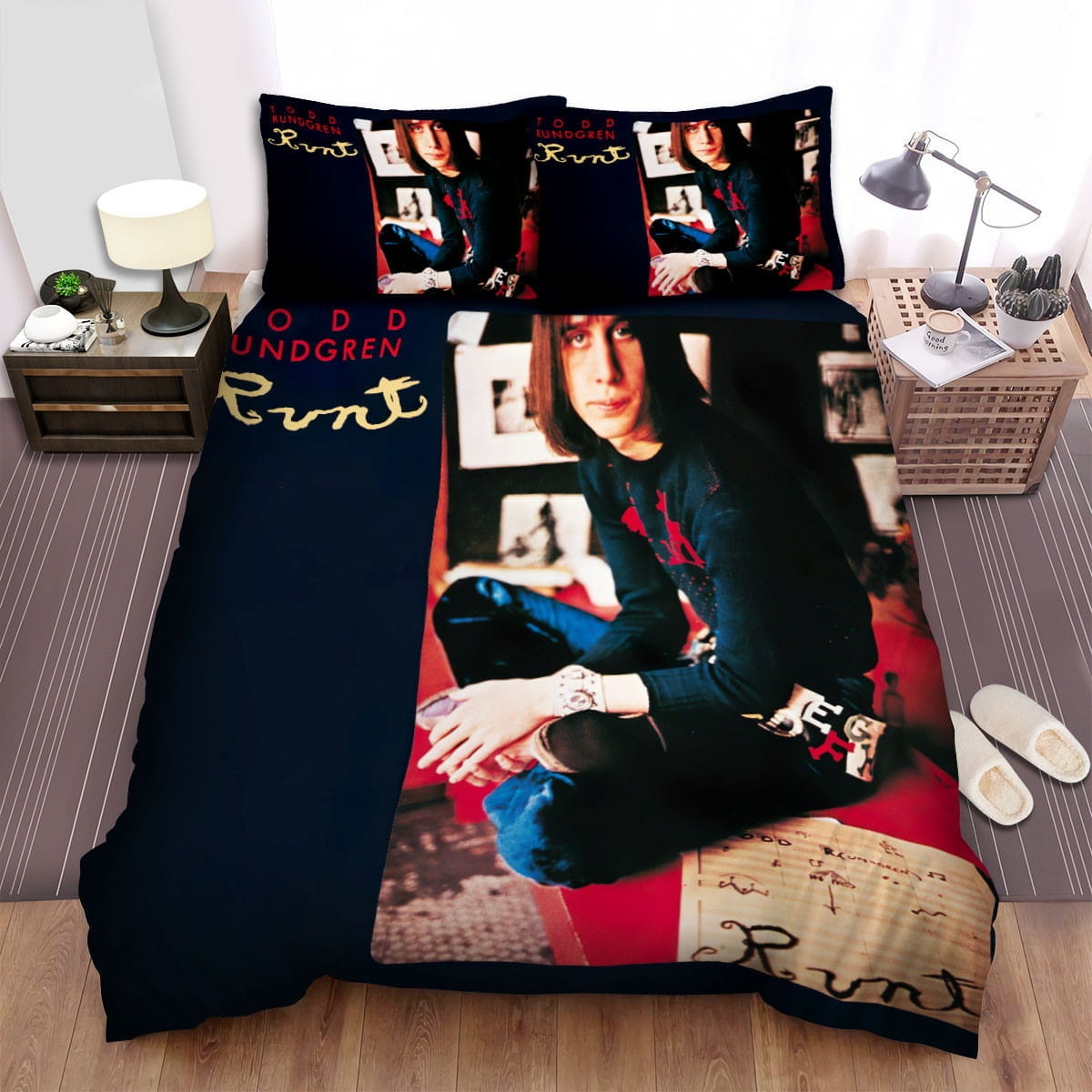 Todd Rundgren Album Runt Bedding Sets Duvet Cover Flatsheet Gift For Wife Husband Besties