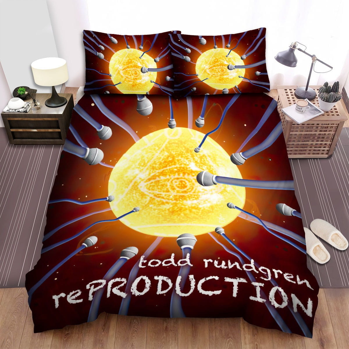 Todd Rundgren Reproduction Bedding Sets Duvet Cover Flatsheet Gift For Christmas Thanksgiving Halloween