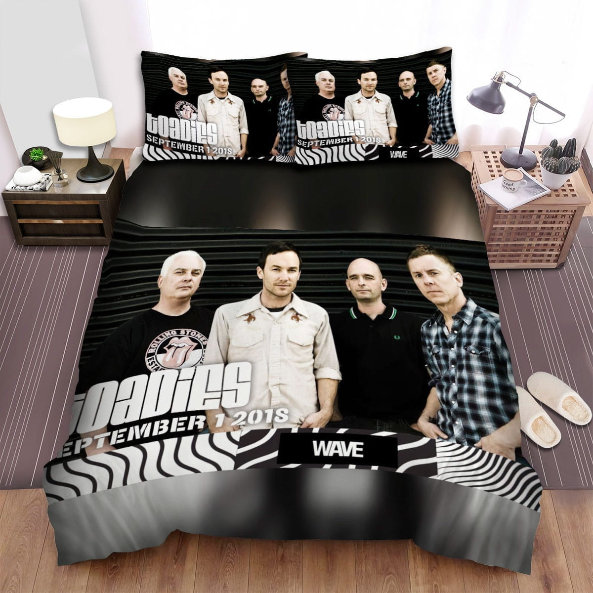 Toadies Band Wave Bedding Sets Duvet Cover Flatsheet Pillowcases For Every Bedroom