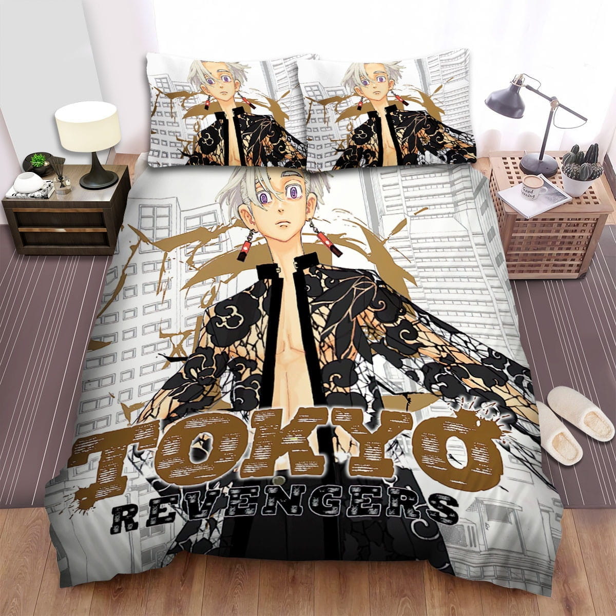 Tokyo Revengers Izana Bedding Sets Duvet Cover Flatsheet Gift For Christmas Thanksgiving Halloween