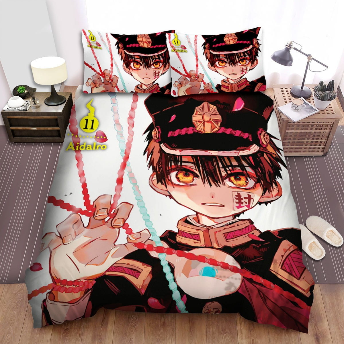 Toilet Bound Hanako-Kun Bedding Sets Duvet Cover Flatsheet Pillowcases Perfect Gift For Fans
