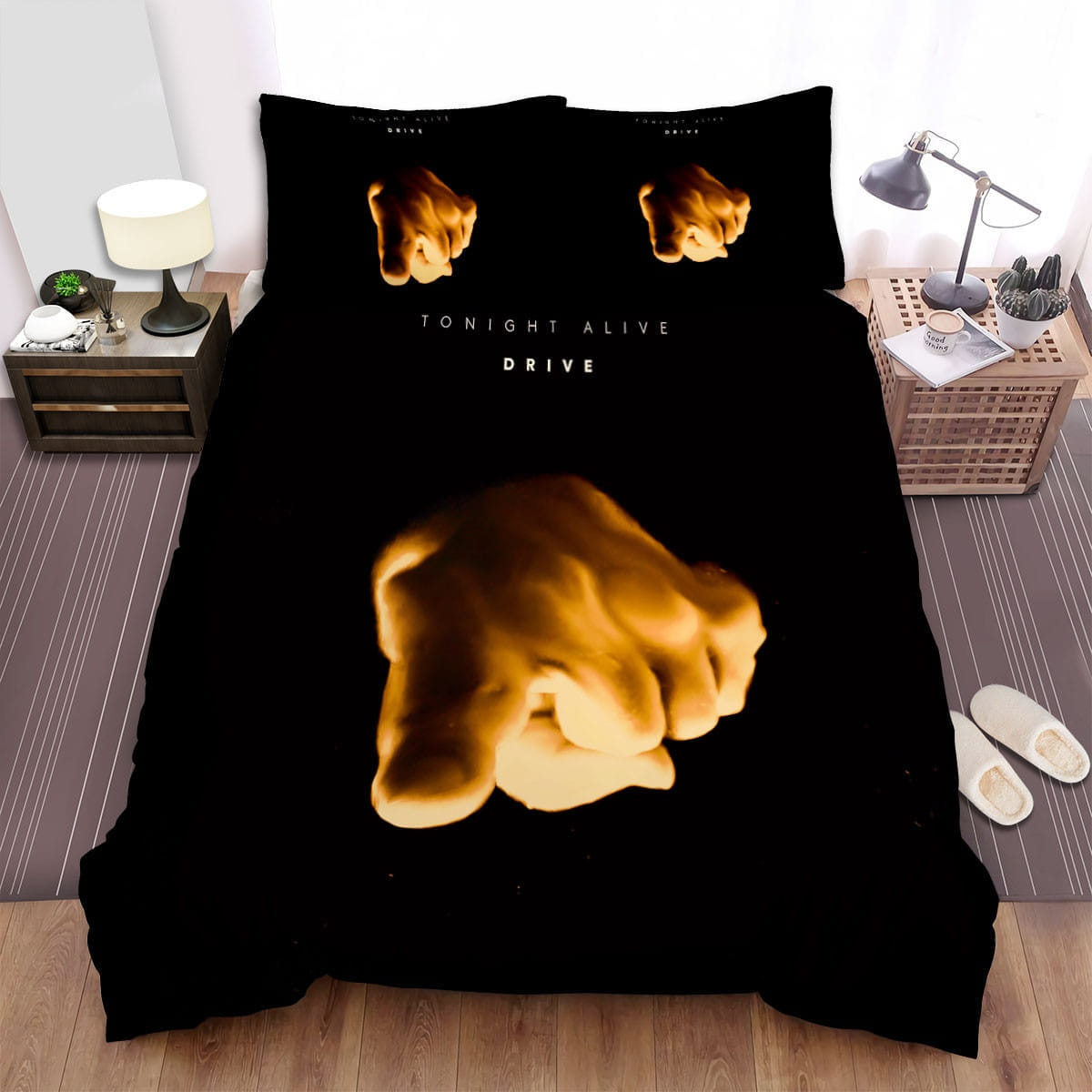 Tonight Alive Drive Bedding Sets Duvet Cover Flatsheet Pillowcase