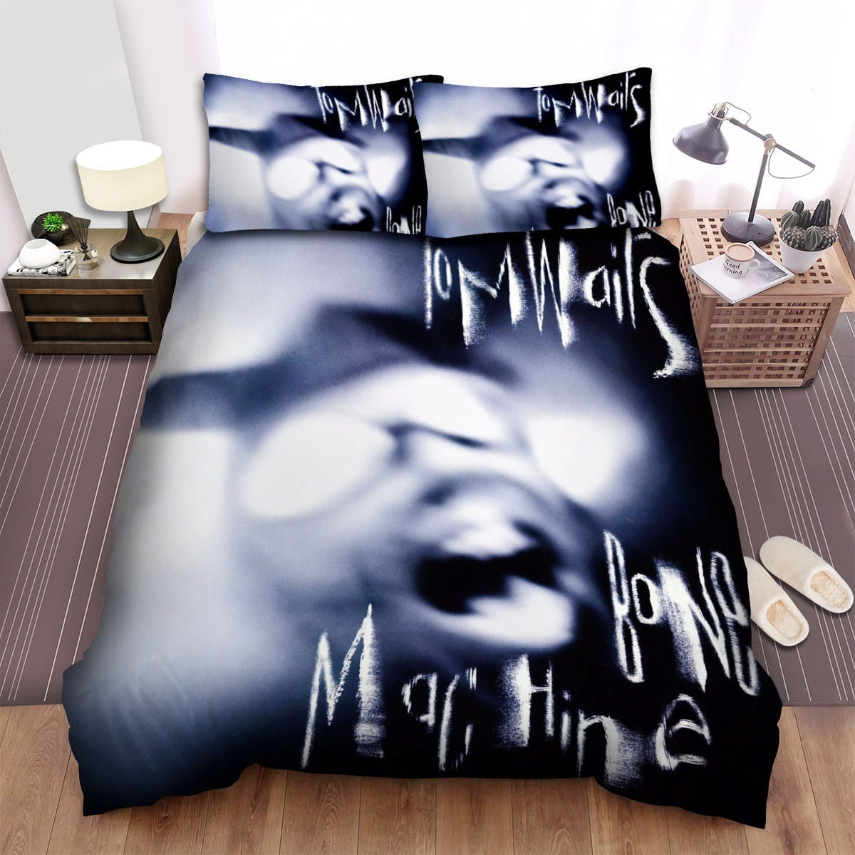 Tom Waits Bone Bedding Sets Duvet Cover Flatsheet Pillowcase
