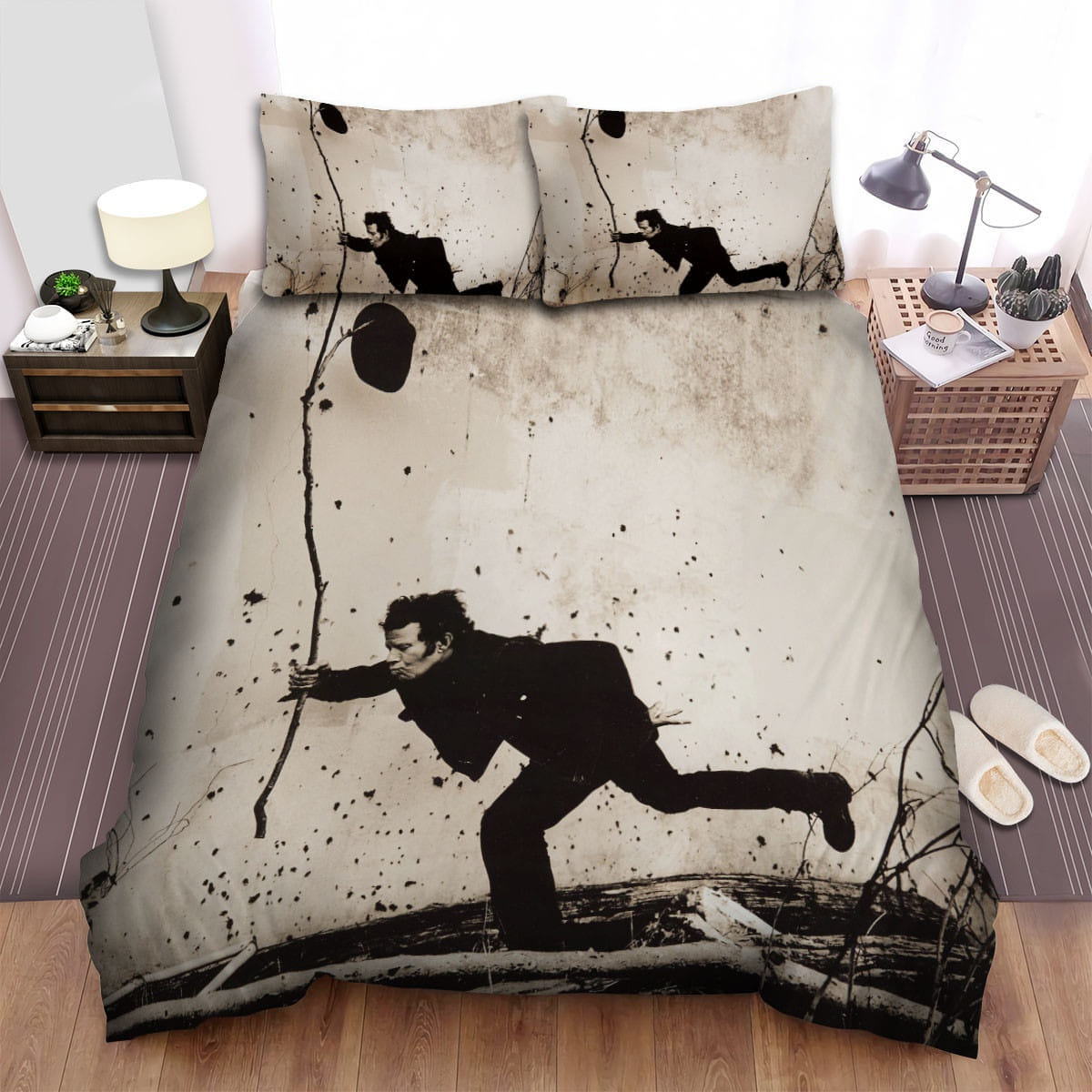 Tom Waits Balloon Bedding Sets Duvet Cover Flatsheet Gift For Christmas Thanksgiving Halloween