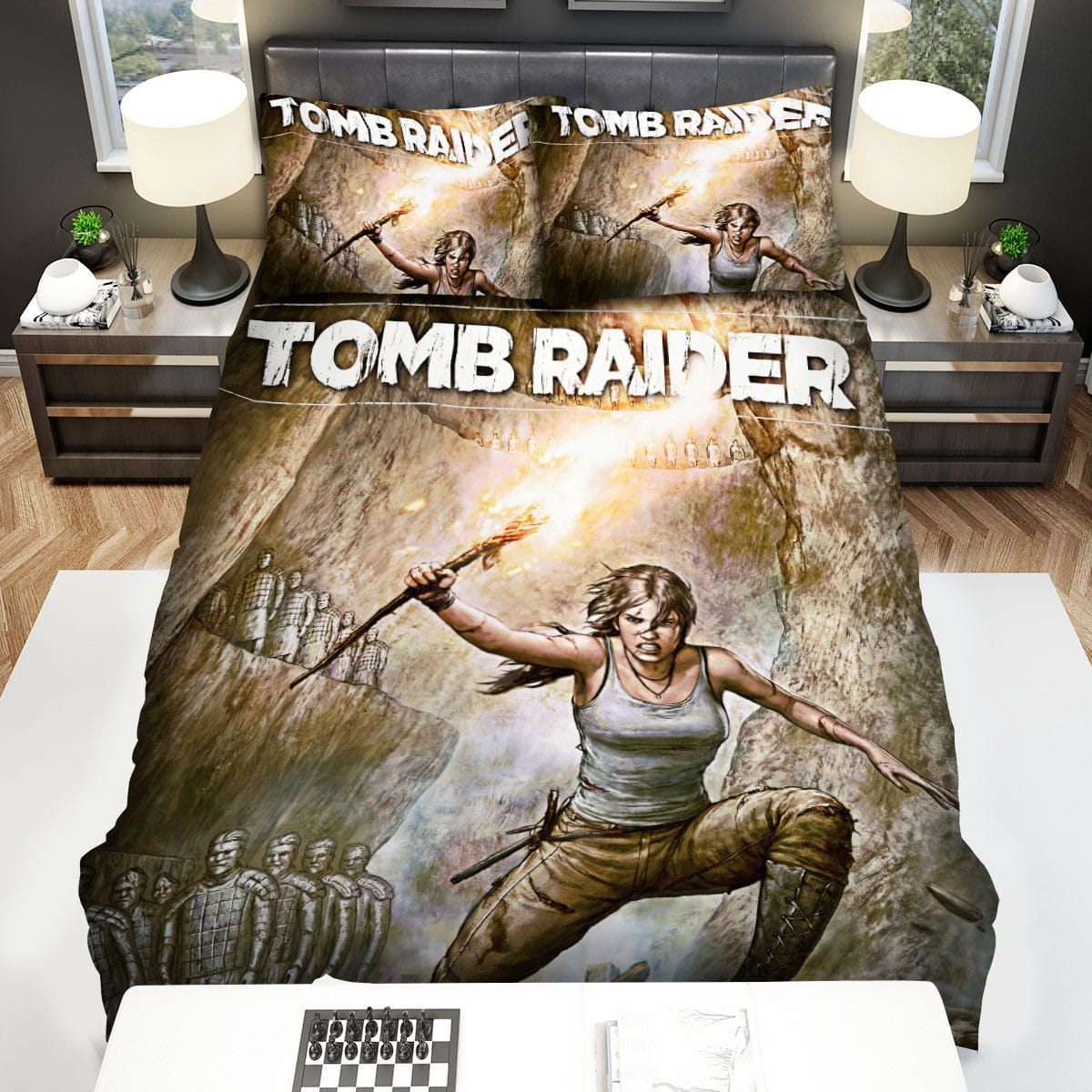 Tomb Raider Spore Bedding Sets Duvet Cover Flatsheet Pillowcase