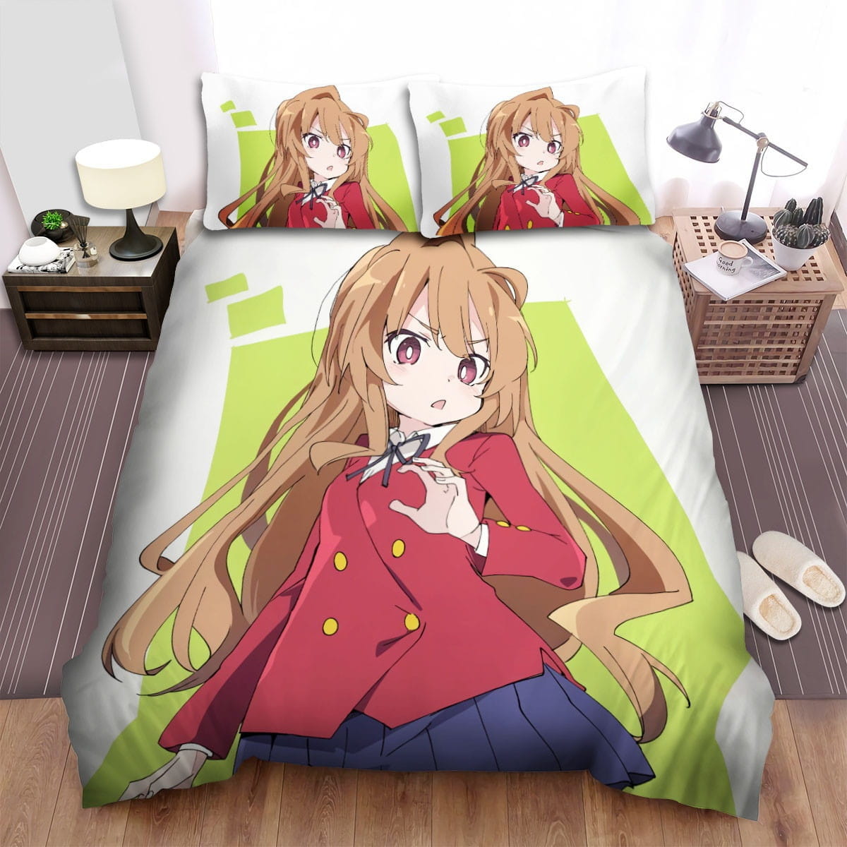 Toradora Character Taika Bedding Sets Duvet Cover Flatsheet Pillowcases Perfect Gift For Fans