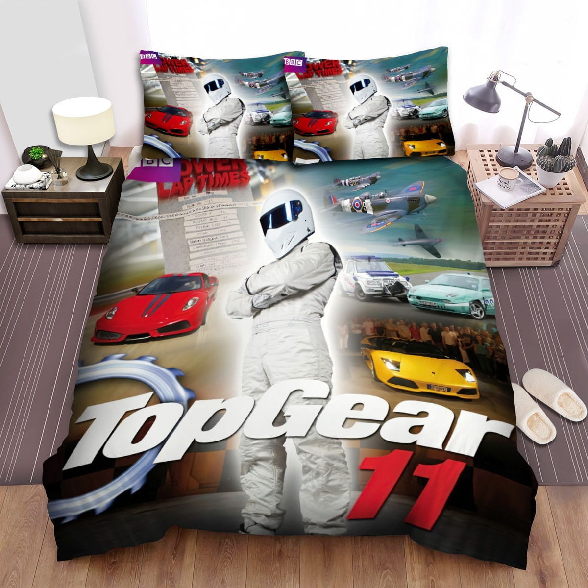 Top Gear Space Explorer Bedding Sets Duvet Cover Flatsheet Gift For Wife Husband Besties