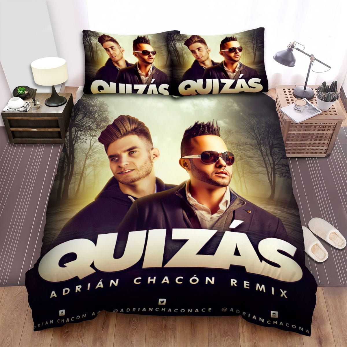 Tony Dize Quizas Remix Bedding Sets Duvet Cover Flatsheet Gift For Christmas Thanksgiving Halloween