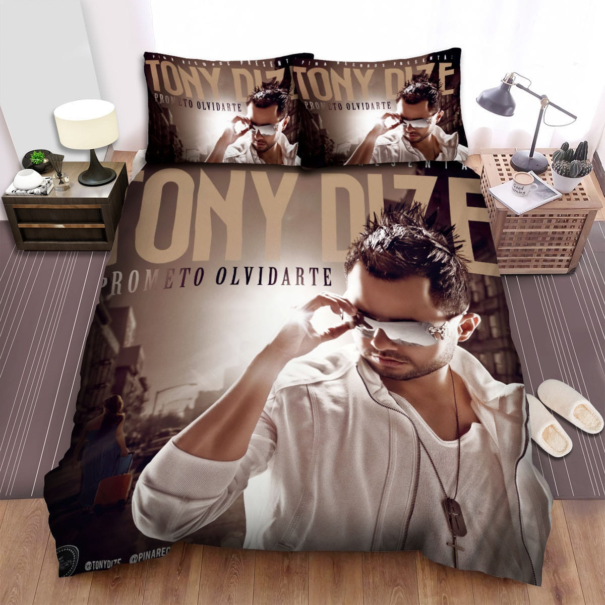 Tony Dize Prometo Olvidarte Decorative Bedding Sets with Duvet Cover Flatsheet Pillowcases