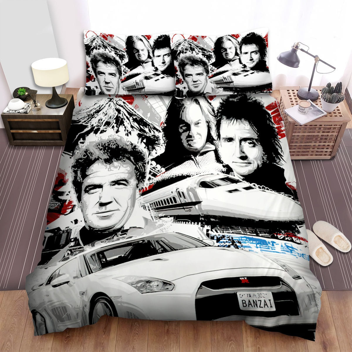 Top Gear Movie Digital Art Bedding Set Duvet Cover Gift For Christmas Birthday Thanksgiving