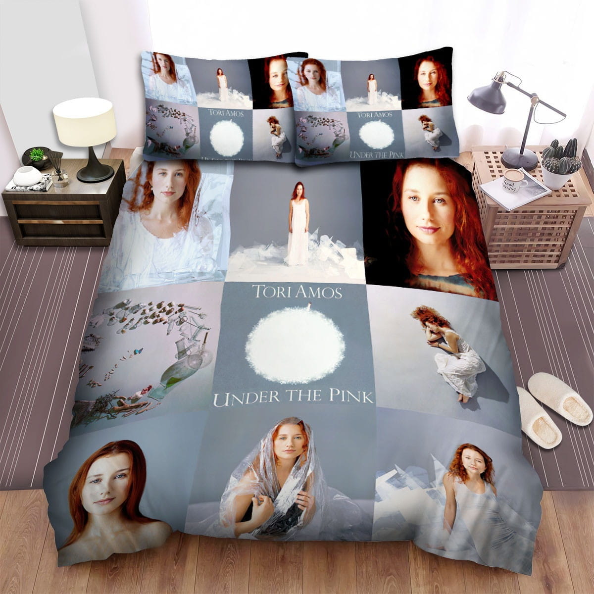 Tori Amos Under The Pink Bedding Set Duvet Cover Gift For Christmas Birthday Thanksgiving