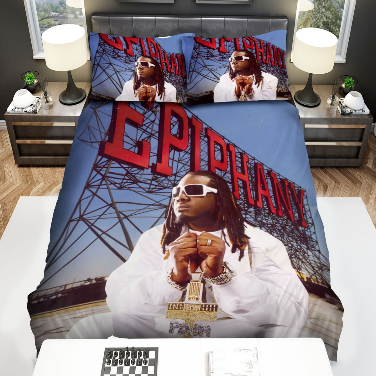 T-Pain Bedding Sets Duvet Cover Flatsheet Gift For Wife Husband Besties
