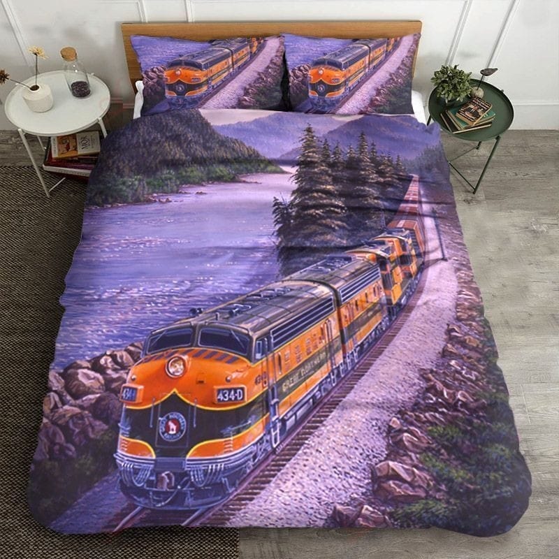 Train Bedding Sets Duvet Cover Flatsheet Pillowcase