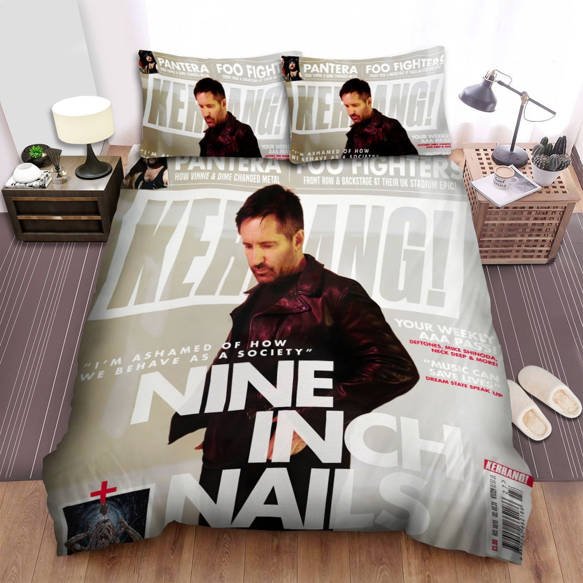 Trent Reznor Bedding Sets Duvet Cover Flatsheet Gift For Wife Husband Besties