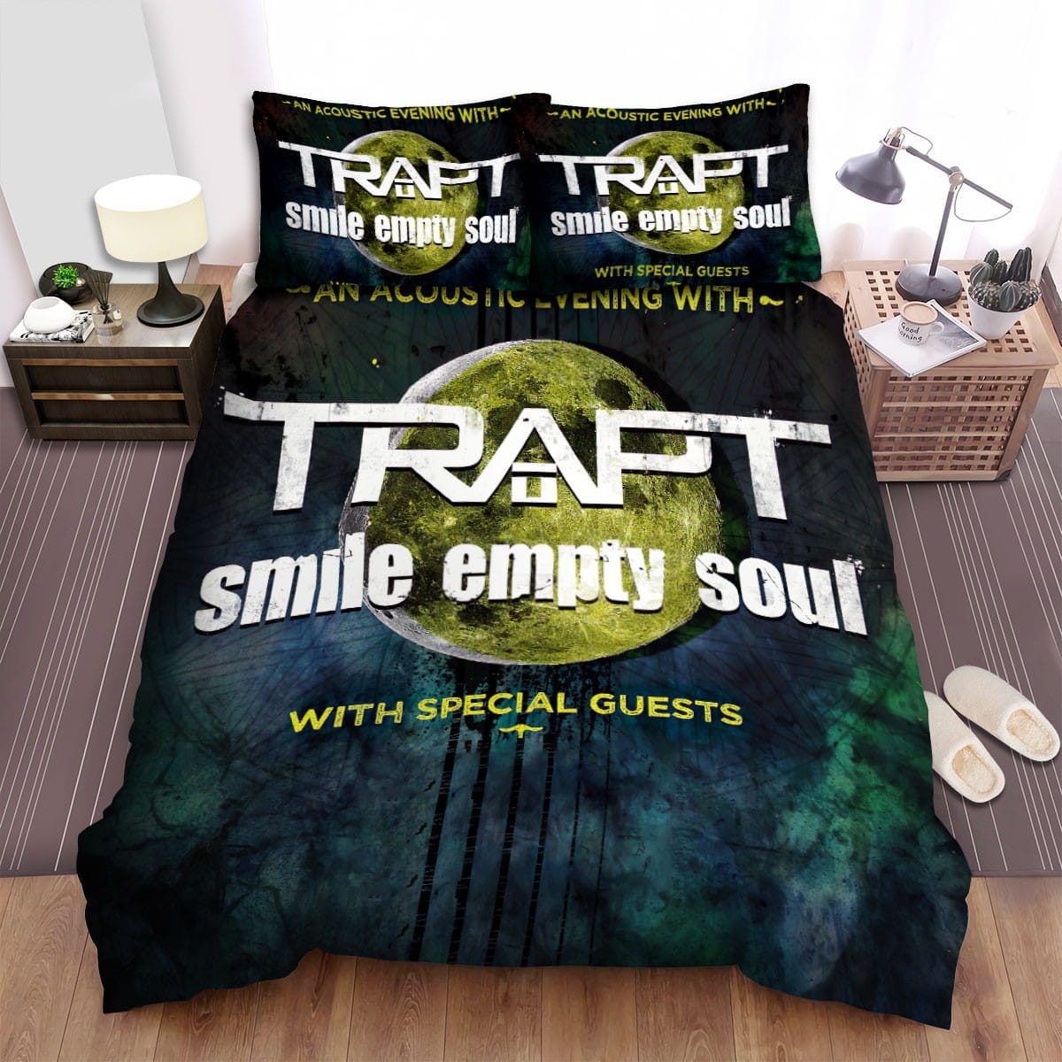 Trapt Poster Cover Photo Decorative Bedding Sets with Duvet Cover Flatsheet Pillowcases