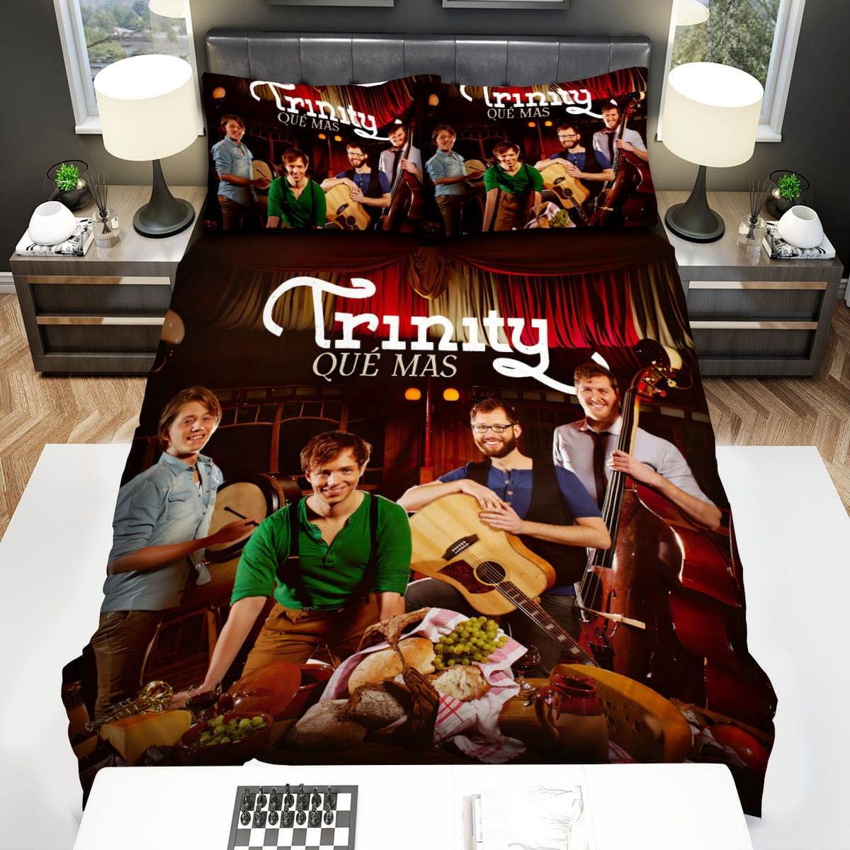 Trinity Que Mas Album Cover Bedding Sets Duvet Cover Flatsheet Pillowcases Perfect Gift For Fans