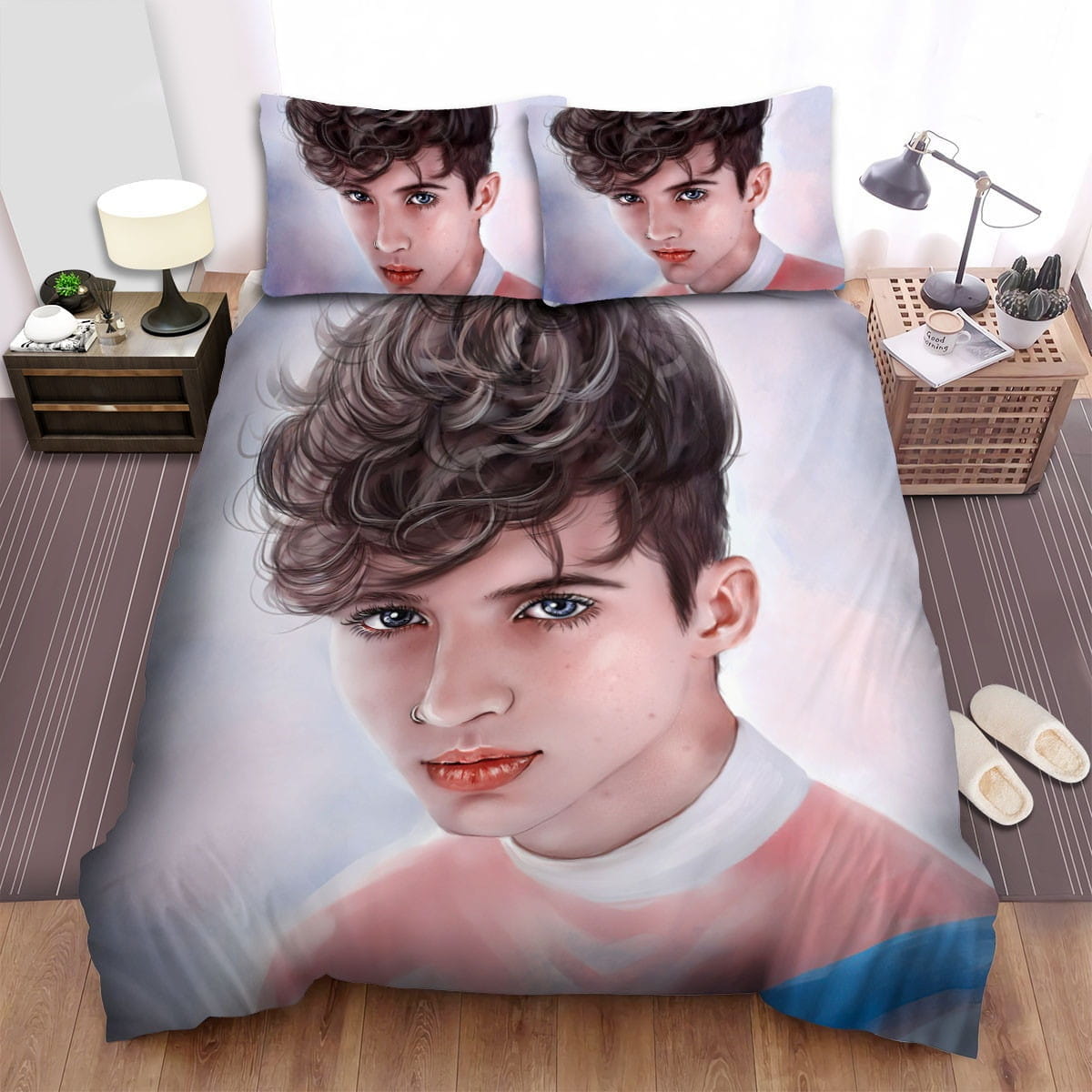 Troye Sivan Fan Art 5 Bedding Sets Duvet Cover Flatsheet Gift For Wife Husband Besties