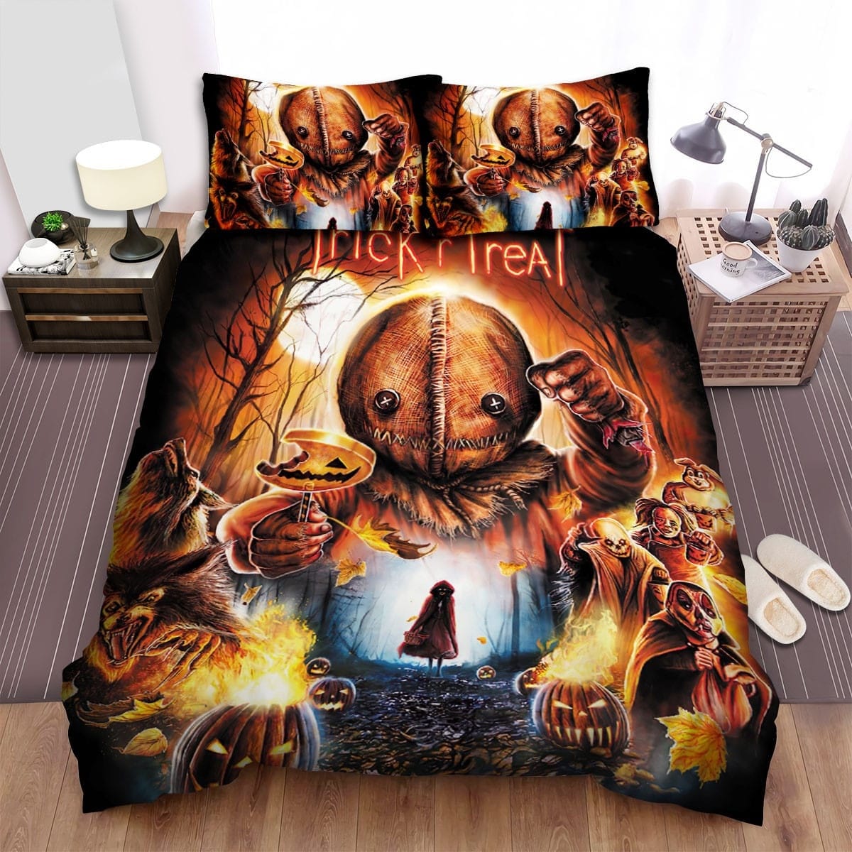 Trick r Treat Movie Art Bedding Sets Duvet Cover Flatsheet Pillowcases Perfect Gift For Fans