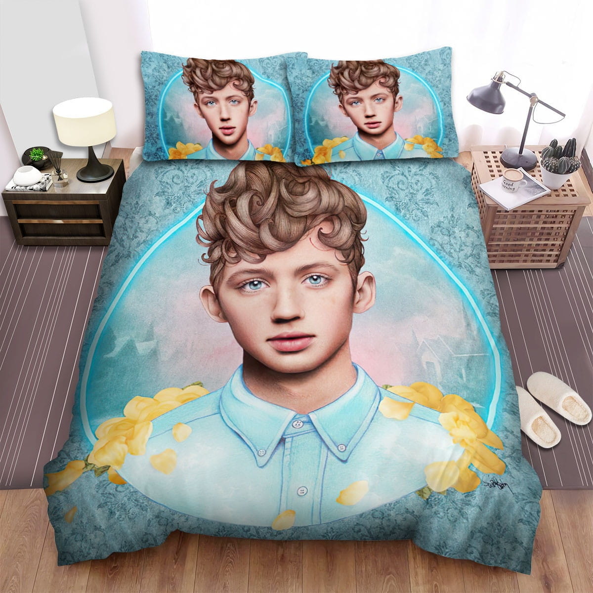 Troye Sivan Fan Art Bedding Sets Duvet Cover Flatsheet Pillowcases For Every Bedroom