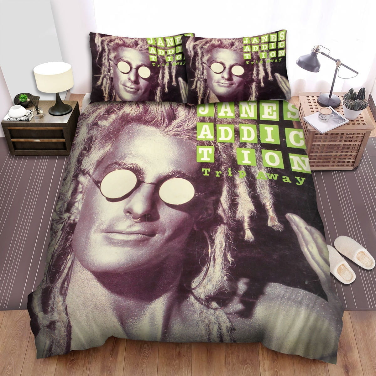 Trip Away Janes Addiction Bedding Sets Duvet Cover Flatsheet Pillowcases For Every Bedroom