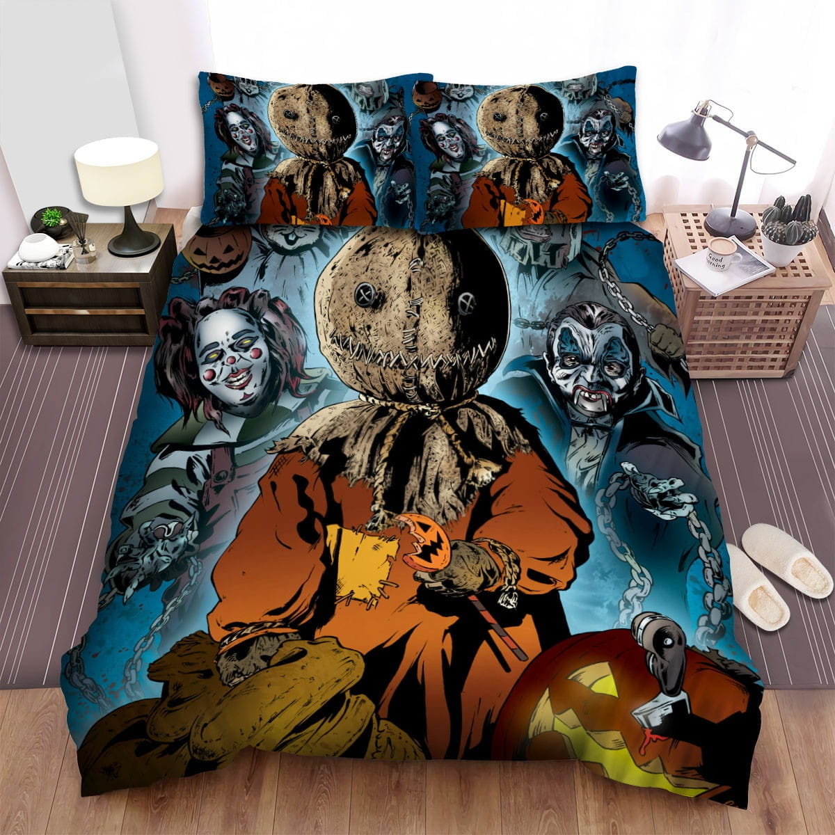Trick r Treat Movie Art Bedding Set Duvet Cover Gift For Christmas Birthday Thanksgiving