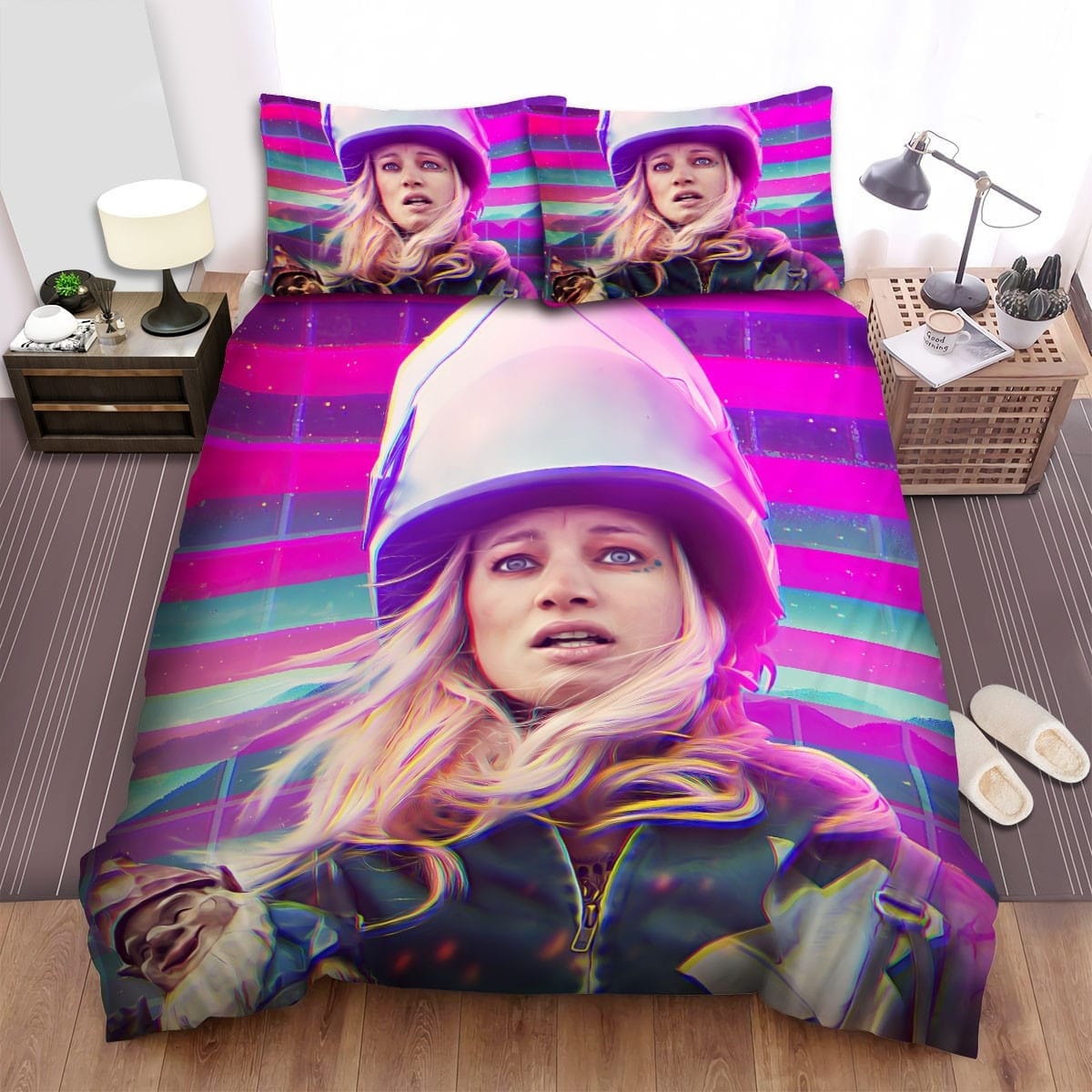 Turbo Kid Boom Bedding Set Duvet Cover Gift For Christmas Birthday Thanksgiving